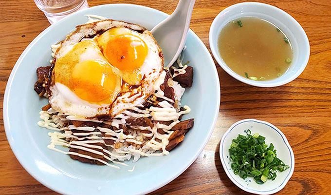 焼豚玉子飯