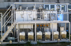 クラレアクア汚泥減容排水処理システム<ゼクルス>テスト機	